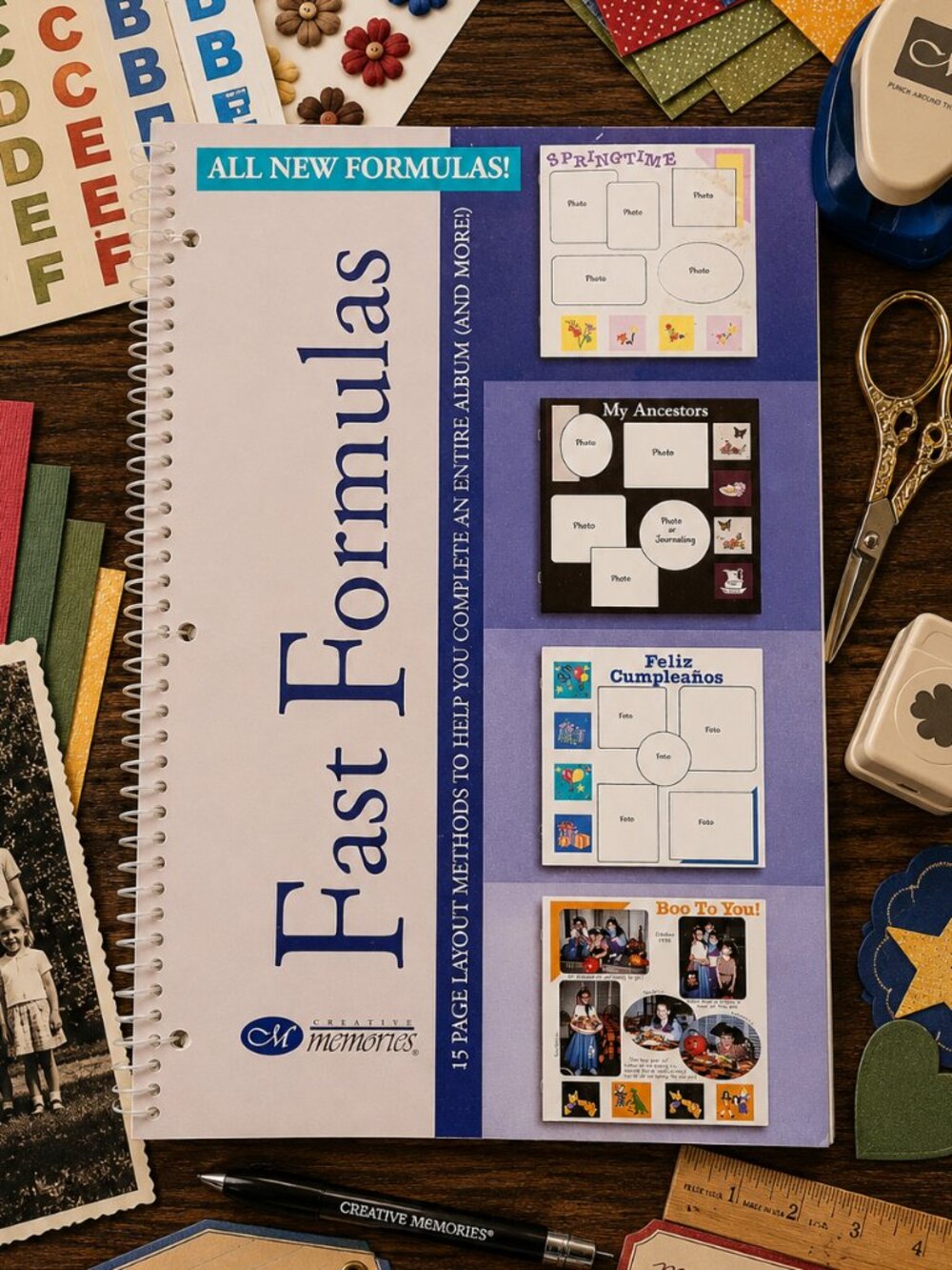 Creative Memories Fast Formulas Page Layout Book 2000 Scrapbooking Guide